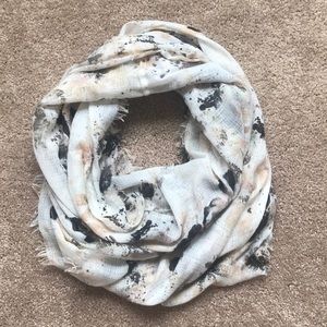 Patterned infinity scarf